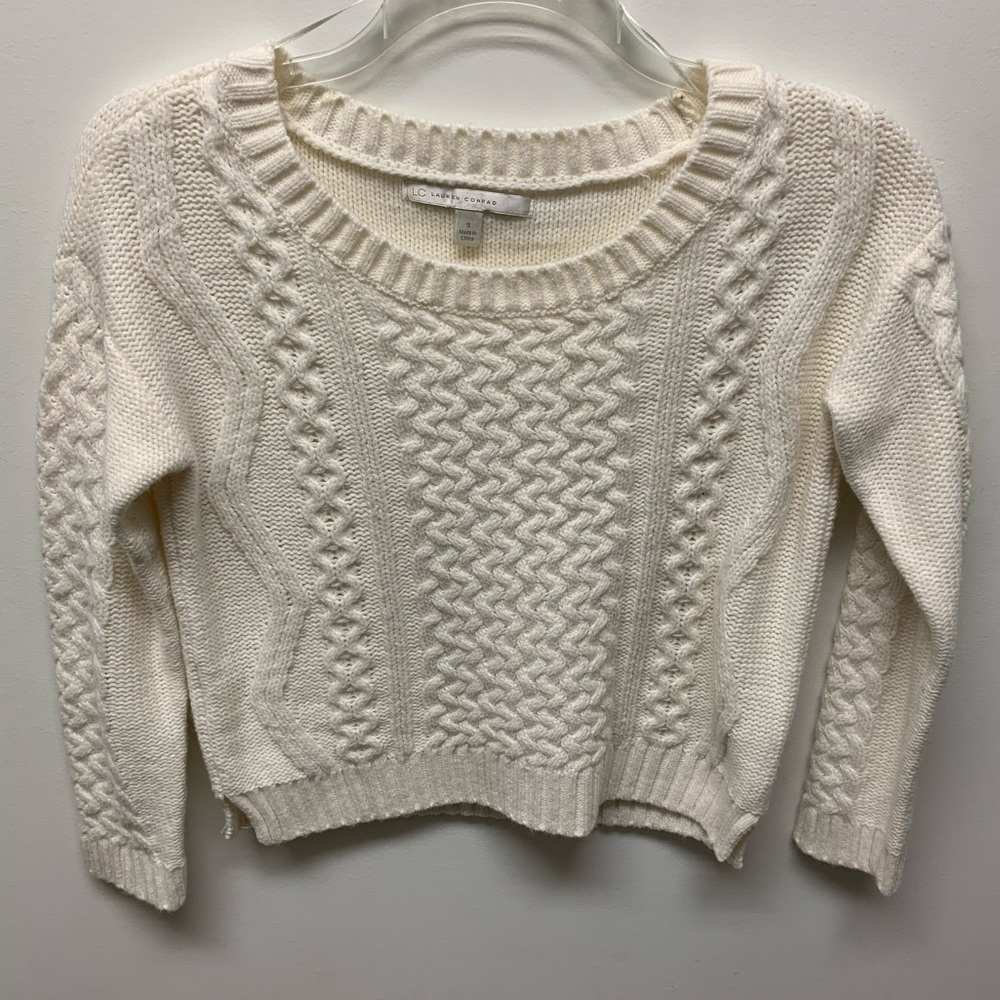 Lauren Conrad Cable Knit Sweater - Picture 6 of 7